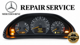 Pixel Display Repair Service for Mercedes-Benz W202 W208 W210 Instrument Cluster