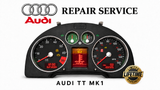 REPAIR SERVICE for AUDI TT INSTRUMENT SPEEDOMETER CLUSTER ODOMETER DISPLAY