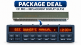 REPAIR SERVICE for BMW E31 8-Series MULTI INFORMATION PIXEL CLOCK DISPLAY MID OBC 840ci 850csi