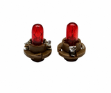 2qty Red OSRAM 12V 1.5W Twist Cap Light Bulbs Laps for Mercedes-Benz OEM