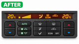 Pixel Display Repair Service for 1999-2004 SAAB 95 ACC Climate Control