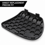 Pair Front Speaker Covers Black for 2001 02 03 04 05 Honda Goldwing GL1800