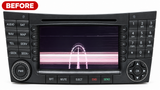 LCD REPLACEMENT SERVICE for MERCEDES COMAND NAVIGATION SYSTEM RADIO MONITOR DISPLAY