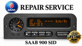 PIXEL REPAIR SERVICE FIX for SAAB 900 SIU1 SIU2 SIU3 INFORMATION DISPLAY 1994-1998