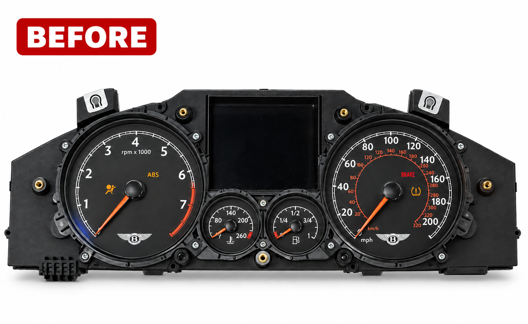 Repair Service for Bentley Continental GT Flying Spur Instrument Cluster 2004 - 2010