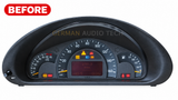 Display Repair Service for 2001-04 Mercedes-Benz W203 Instrument Speedometer Cluster