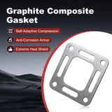 Exhaust Manifold Elbow Seal Gaskets 4x for MerCruiser Stern Drive V6 V8 4.3L 27-863726 – product image 2