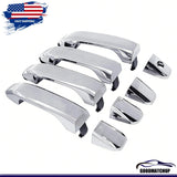 Exterior Door Handle Set of 4 Chrome for 2014-2017 Chevrolet Silverado 1500 22923598 – product image