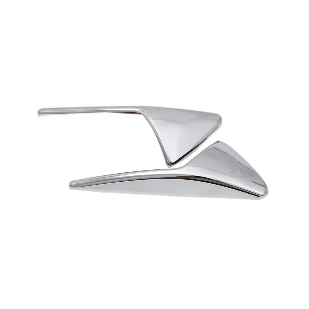 Fender Air Vent Chrome Trim Pair for 2018-2022 Tesla Model 3