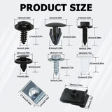 Fender Bumper Splash Shield Retainer Screws 50-Piece for Toyota – product image 3