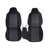 Fits For 2004-2012 FORD RANGER 60/40 HIBACK CUTTON SEAT COVERS Deep-Gray – product image