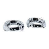 Fog Light Trim Pair Chrome 5113680AA for 2014-2017 Dodge Durango