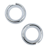 Fog Light Trim Pair Chrome 5113680AA for 2014-2017 Dodge Durango