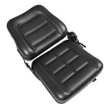 Fold Down Tractor Seat Universal Forklift Seat With Slide Black US – product image