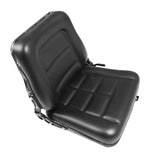 Fold Down Tractor Seat Universal Forklift Seat With Slide Black US – product image 2