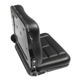 Fold Down Tractor Seat Universal Forklift Seat With Slide Black US – product image 3