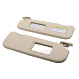 For 11 12-2016 Hyundai Elantra Beige Car Sun Visor Right + Left Side Pair – product image