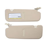 For 11 12-2016 Hyundai Elantra Beige Car Sun Visor Right + Left Side Pair – product image 2