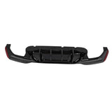 For 17-23 BMW G30 5 Series M Competition Style Gloss Black Rear Bumper Diffuser – product image 4