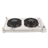 For 1968-1972 Chevelle GTO Cutlass Lemans 7.4L 4 Rows Aluminum Radiator& Fan – product image
