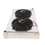 For 1968-1972 Chevelle GTO Cutlass Lemans 7.4L 4 Rows Aluminum Radiator& Fan – product image 2