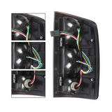 For 2002-2006 Dodge Ram 1500 2500 3500 Tail Lights Brake Lamps Pair w/Bulbs – product image 2