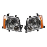 For 2005-2015 Nissan Xterra Halogen Headlights Chrome Assembly Left+Right Side – product image