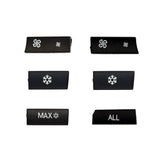 For 2008-16 BMW 5 F10 F01 F12 Set 12 Push Button Caps A/C Climate Control Panel – product image 2