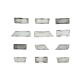 For 2008-16 BMW 5 F10 F01 F12 Set 12 Push Button Caps A/C Climate Control Panel – product image 4