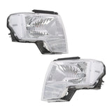 For 2009-2014 Ford F150 F-150 Headlights Chrome Housing Clear Reflector – product image 2