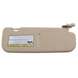 For 2011-15 Hyundai Elantra Driver Left Side Sun Visor Sunshade w/ Mirror Beige – product image