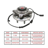 For 2011-2014 F-150 Navigator Expedition Front Wheel Bearing Hub Pair 4X4 – product image