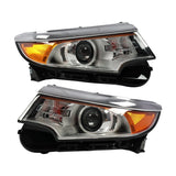 For 2011-2014 Ford Edge Halogen Projector Headlights Headlamps Pair Left+Right – product image
