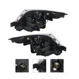 For 2011-2015 Ford Explorer[Black /Clear]Crystal Corner Projector Headlight Lamp – product image