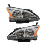 For 2013-2015 Nissan Sentra w/LED DRL Halogen LH RH Headlight Headlamp Pair Set – product image