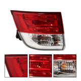 For 2014-2017 Honda Odyssey Red Clear Tail Light Brake Lamp Outer Left Side – product image
