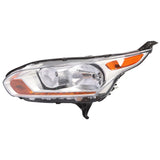 For 2014-2018 Ford Transit Connect Halogen Headlight Chrome w/ Bulb Left Driver – product image 2