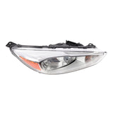 For 2015-2018 Ford Focus Halogen Headlight Chrome W/LED DRL Right Passenger Side – product image 2