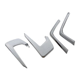 For 2016-2019 Mitsubishi Outlander Front Bumper L+R Side Chrome Trim Molding – product image 3