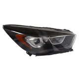 For 2017-19 Ford Escape Pair Black Halogen Headlights w/ LED DRL Projector – product image 2