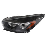 For 2017-19 Ford Escape Pair Black Halogen Headlights w/ LED DRL Projector – product image 3