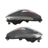 For 2017-19 Ford Escape Pair Black Halogen Headlights w/ LED DRL Projector – product image 4
