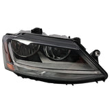 For 2017-2018 Volkswagen Jetta Halogen w/LED DRL Headlight Headlamp Passenger – product image