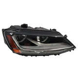 For 2017-2018 Volkswagen Jetta Halogen w/LED DRL Headlight Headlamp Passenger – product image 3