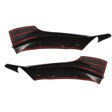 For 2017-2020 Tesla Model 3 Sedan 3PC Carbon Fiber Front Bumper Spoiler Lip – product image 4