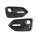 For 2017-2021 Honda Civic Hatchback Front + Rear Bumper Fog Light Garnish Covers – product image 2