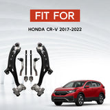 For 2017-2022 Honda CR-V GAS Front Lower Control Arms Tie Rods Kit 6Pcs 53540TLAA51，53610TLAA51，51360TMJT01 – product image 4