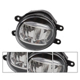 For 2018-20 Camry SE XSE TRD C-Shape DRL Bezel Cover + LED Clear Lens Fog Lights – product image