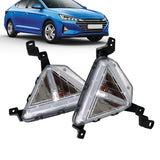 Signal Fog Light Assembly Pair with Bulbs for 2019-2020 Hyundai Elantra Sedan 92301F2510 – product image