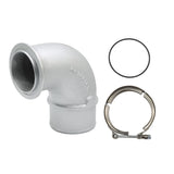 For Cummins ISX For BorgWarner S400 Style V-Band 90 Degree Turbo Elbow – product image